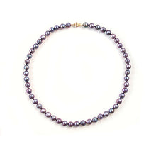 Load image into Gallery viewer, Noir Royale Pearl Necklace