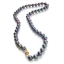 Load image into Gallery viewer, Noir Royale Pearl Necklace