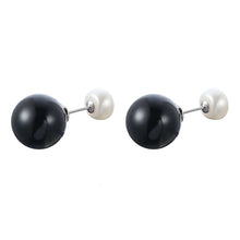 Load image into Gallery viewer, Almighty Glory Noir Pearl Earrings - Orchira Pearl Jewellery
