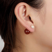 Load image into Gallery viewer, Almighty Glory Rouge Pearl Earrings - Orchira Pearl Jewellery