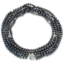 Load image into Gallery viewer, Amazing Grace Silver Pearl Necklace - Orchira Pearl Jewellery
