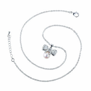 Angel's Bow Pearl Necklace - Orchira Pearl Jewellery