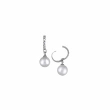 Load image into Gallery viewer, Aristocrat Blanc Pearl Earrings - Orchira Pearl Jewellery
