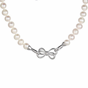 Bow Obsession Pearl Necklace - Orchira Pearl Jewellery