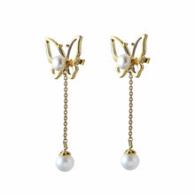 Load image into Gallery viewer, Butterfly Lovers Pearl Earrings - Orchira Pearl Jewellery