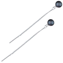 Load image into Gallery viewer, Carmen Black Pearl Earrings - Orchira Pearl Jewellery