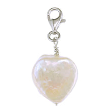 Load image into Gallery viewer, Charm Amuse Heart Shaped Pearl Charm - Orchira Pearl Jewellery