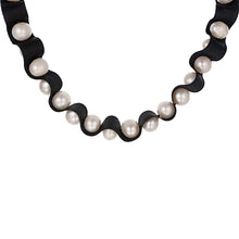 Load image into Gallery viewer, Contrast Goddess Pearl Necklace - Orchira Pearl Jewellery