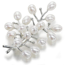 Load image into Gallery viewer, Coral Tree White Pearl Brooch - Orchira Pearl Jewellery