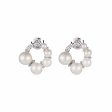 Load image into Gallery viewer, Fleur De Bonheur Pearl Earrings - Orchira Pearl Jewellery