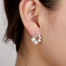 Load image into Gallery viewer, Fleur De Bonheur Pearl Earrings - Orchira Pearl Jewellery