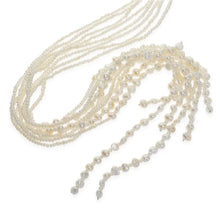 Load image into Gallery viewer, Florence Seed Pearl Lariat Necklace - Orchira Pearl Jewellery