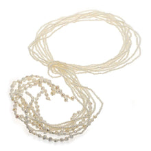 Load image into Gallery viewer, Florence Seed Pearl Lariat Necklace - Orchira Pearl Jewellery
