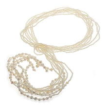 Load image into Gallery viewer, Florence Seed Pearl Lariat Necklace - Orchira Pearl Jewellery