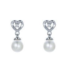 Load image into Gallery viewer, Forever Love Pearl Earrings - Orchira Pearl Jewellery
