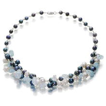 Load image into Gallery viewer, Giovanni Rock Pearl And Crystal Necklace - Orchira Pearl Jewellery
