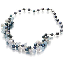 Load image into Gallery viewer, Giovanni Rock Pearl And Crystal Necklace - Orchira Pearl Jewellery