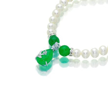 Load image into Gallery viewer, Jade Obsession Pearl Bracelet - Orchira Pearl Jewellery