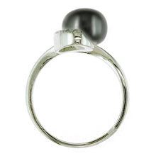 Load image into Gallery viewer, La Belle Rencontre à Corsica Black Pearl Ring - Orchira Pearl Jewellery
