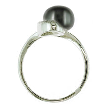 Load image into Gallery viewer, La Belle Rencontre à Corsica Black Pearl Ring - Orchira Pearl Jewellery