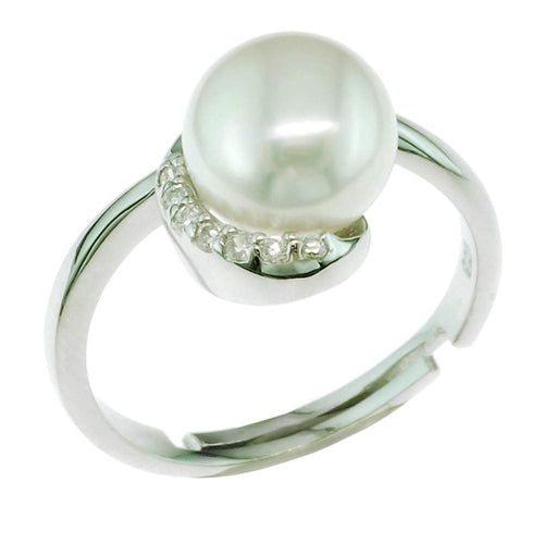 La Belle Rencontre à Corsica White Pearl Ring - Orchira Pearl Jewellery
