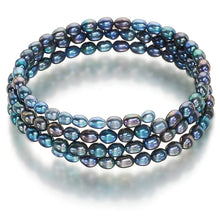 Load image into Gallery viewer, La Rivière Noir Pearl Bracelet - Orchira Pearl Jewellery