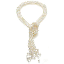 Load image into Gallery viewer, Lasso Pearl Lariat Necklace - Orchira Pearl Jewellery
