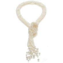 Load image into Gallery viewer, Lasso Pearl Lariat Necklace - Orchira Pearl Jewellery