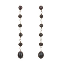 Load image into Gallery viewer, Long Beach Pearl Earrings - Orchira Pearl Jewellery