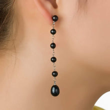 Load image into Gallery viewer, Long Beach Pearl Earrings - Orchira Pearl Jewellery