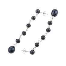 Load image into Gallery viewer, Long Beach Pearl Earrings - Orchira Pearl Jewellery