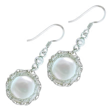 Load image into Gallery viewer, Nebula Luminosity Pearl Earrings - Orchira Pearl Jewellery