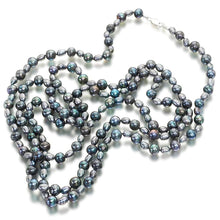 Load image into Gallery viewer, Nightingale Black Pearl Necklace - Orchira Pearl Jewellery