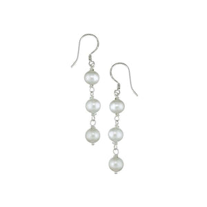 Oxford Beauty Blanc Pearl Earrings - Orchira Pearl Jewellery