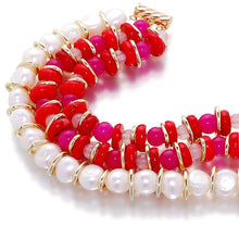 Load image into Gallery viewer, Peony Dynasty Pearl And Gemstone Bracelet - Orchira Pearl Jewellery