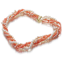 Load image into Gallery viewer, Pink Fantasy Pearl And Coral Necklace - Orchira Pearl Jewellery

