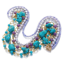 Load image into Gallery viewer, Plage De Marseille Pearl And Gemstone Necklace - Orchira Pearl Jewellery