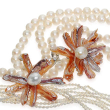Load image into Gallery viewer, Regal Pearl Lariat Necklace - Orchira Pearl Jewellery