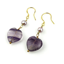 Load image into Gallery viewer, St. Tropez Romance Pearl And Gemstone Earrings - Orchira Pearl Jewellery