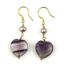 Load image into Gallery viewer, St. Tropez Romance Pearl And Gemstone Earrings - Orchira Pearl Jewellery