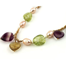 Load image into Gallery viewer, St. Tropez Romance Pearl And Gemstone Necklace - Orchira Pearl Jewellery