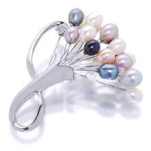 Load image into Gallery viewer, That Bunch Of Flowers Multi-Colour Pearl Brooch - Orchira Pearl Jewellery