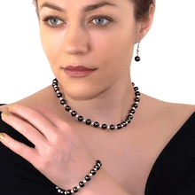 Load image into Gallery viewer, Timeless Pearl Jewellery Set - Orchira Pearl Jewellery