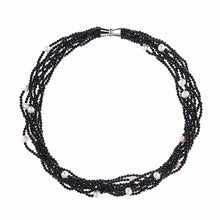 Load image into Gallery viewer, Trinidad's Midnight Pearl Necklace - Orchira Pearl Jewellery