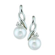 Load image into Gallery viewer, Twinkle Twist Pearl Earrings - Orchira Pearl Jewellery