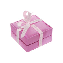 Load image into Gallery viewer, Orchira Pearl Jewellery presentation gift box wrapped in pink silk ribbed material and ribbon
