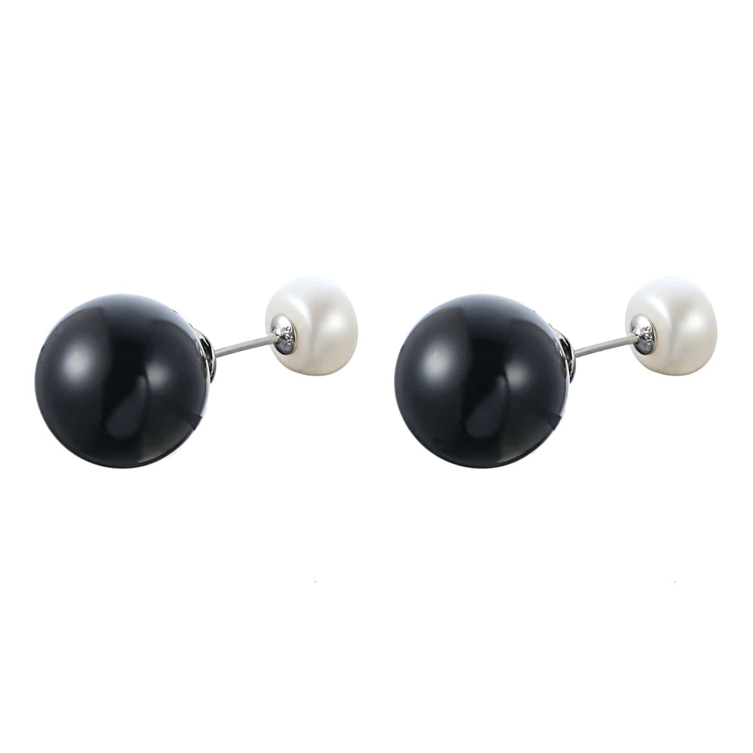 Almighty Glory Noir Pearl Earrings - Orchira Pearl Jewellery