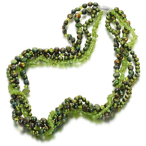 Blooming Olive Tree Pearl Necklace - Orchira Pearl Jewellery