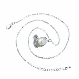 Butterfly's Heart Pearl Pendant Necklace - Orchira Pearl Jewellery
