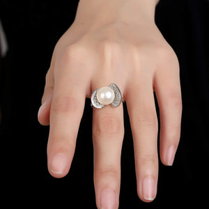 Butterfly's Heart Pearl Ring - Orchira Pearl Jewellery